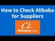 How to check the alibaba verified supplier